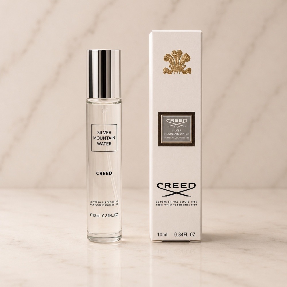 CREED Silver Mountain Water Eau de Parfum Travel Spray Size 10mL 0.34 fl oz
